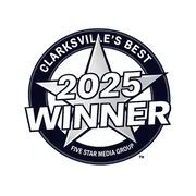 Clarksville's Best 2025 winner badge